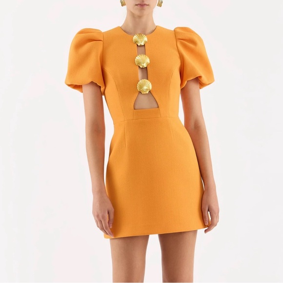 Rebecca Vallance Sirene Puff Sleeve Mini Dress | Size 4.      NWT - Picture 1 of 9